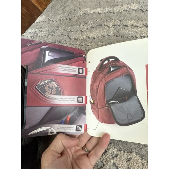 Heys Tech Pac 04 Computer Backpack Black F - Picture 15 of 16